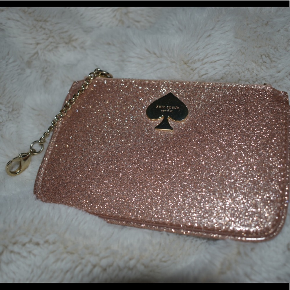 Kate Spade Rose Gold Zip Wallet